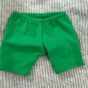 American girl doll in-line gear skating set green bike shorts